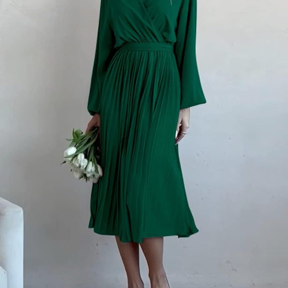 Women's Spring Midi Dress Long - Picture 2 of 2